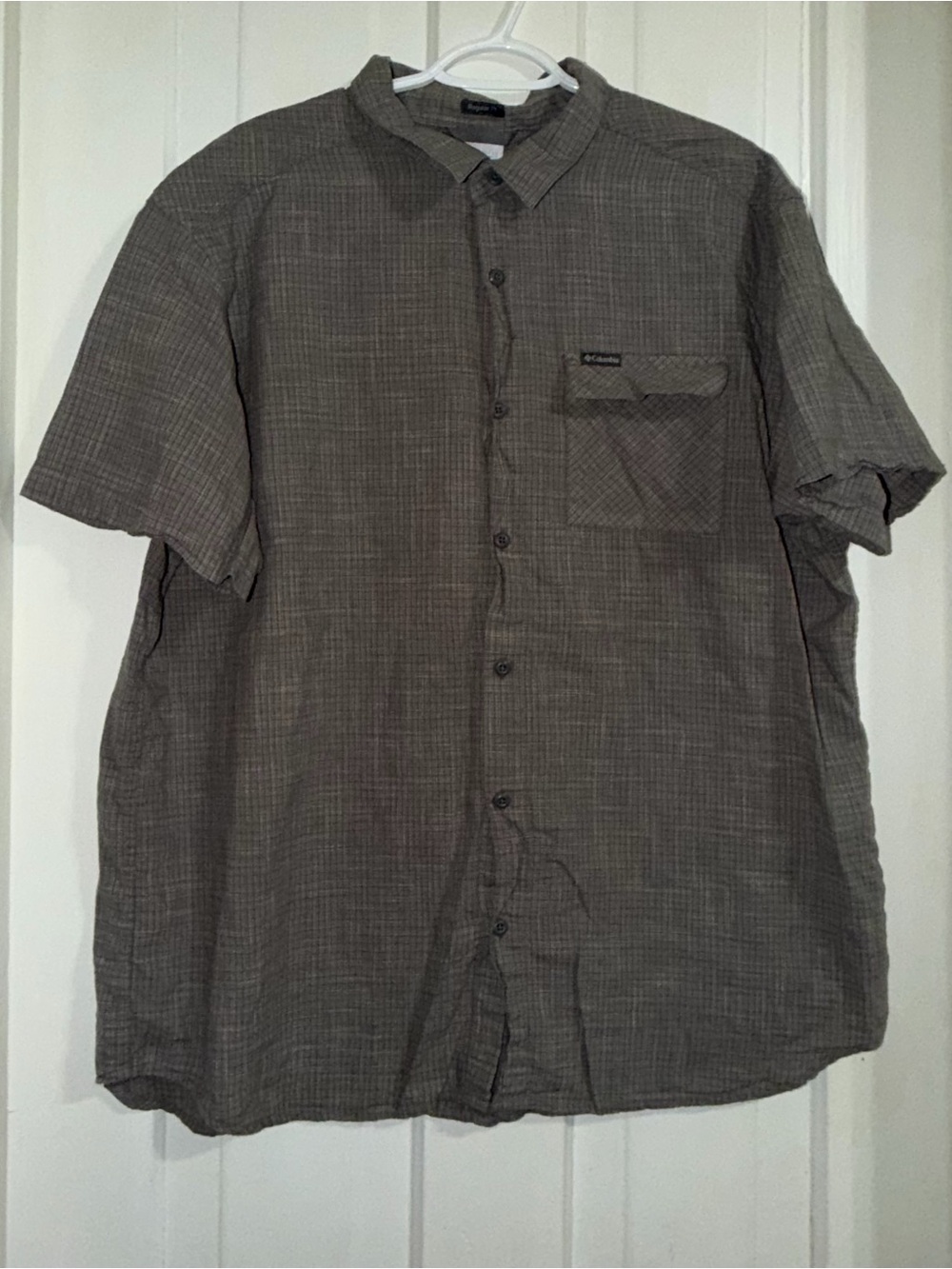Columbia Men's 2X Short Sleeve‎ Button-Down Shirt